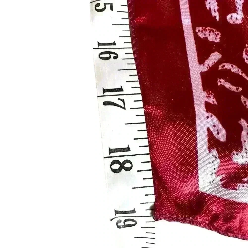 Bundle 2 scarves. One burgundy &white animal print,‎ one blk &white polka dot